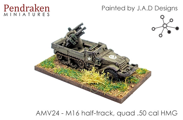 M16 half-track, quad .50 cal HMG