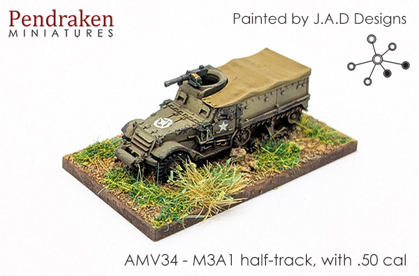 M3A1 half-track, with .50cal