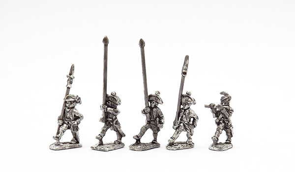 Hessian musketeer command, advancing (15)