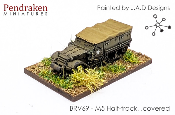 M5 half-track, covered