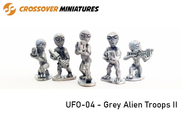 Grey Alien Troops II (5)