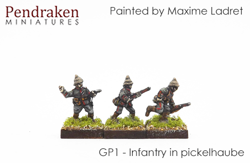 Infantry in picklehaube