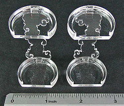 Flying Figure Stands, 25mm Round (2) - SPECIAL ORDER!