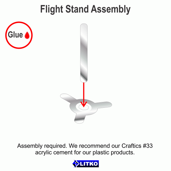 Mini Flight Stands, 1'' Peg (10) - SPECIAL ORDER!