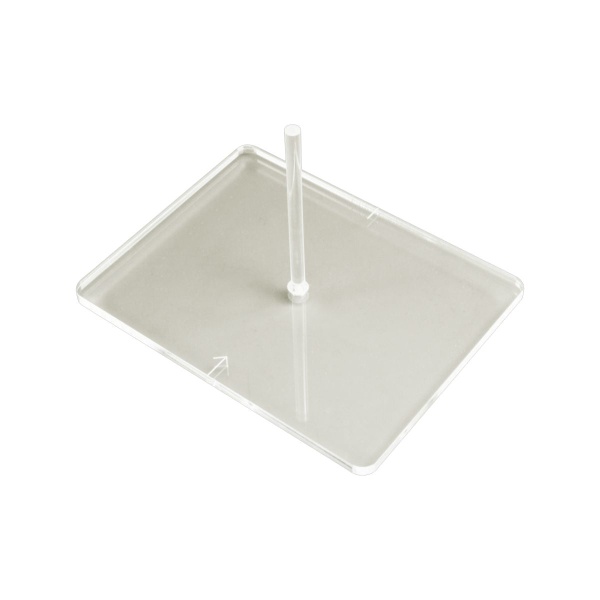 Flight Stand, 67x87mm (Rounded Corners), WoG etching, 2'' Peg, Clear - SPECIAL ORDER!