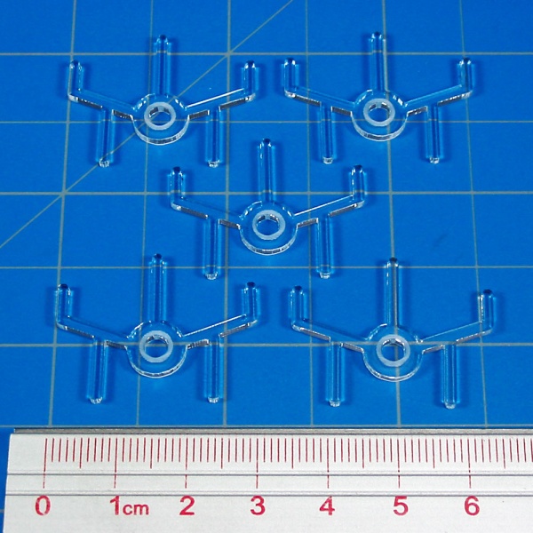 5-Prong Squadron Peg Toppers, type A (5) - SPECIAL ORDER!