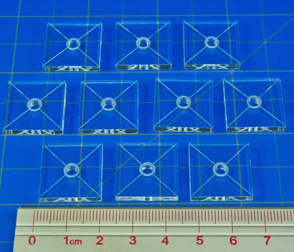 Tactical Flight Base, Square 20mm (10) - SPECIAL ORDER!