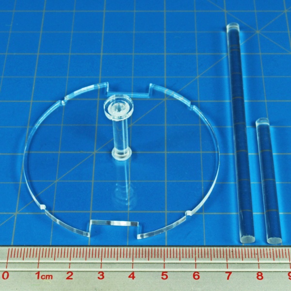 70mm Circular HD Flight Stand Kit, SW: Legion, 3mm Clear - SPECIAL ORDER!