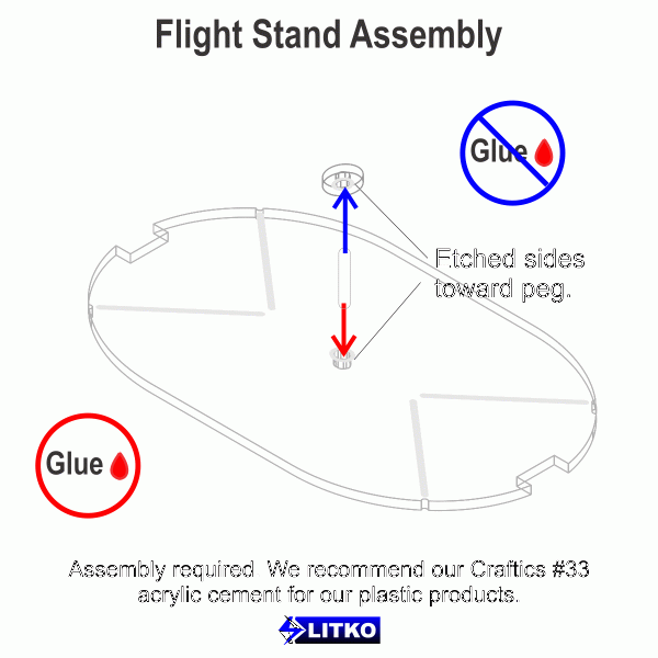 100x150mm Notched Pill Tank HD Flight Stand, SW: Legion, 3mm Clear - SPECIAL ORDER!