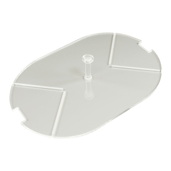 100x150mm Notched Pill Tank HD Flight Stand, SW: Legion, 6mm Clear - SPECIAL ORDER!