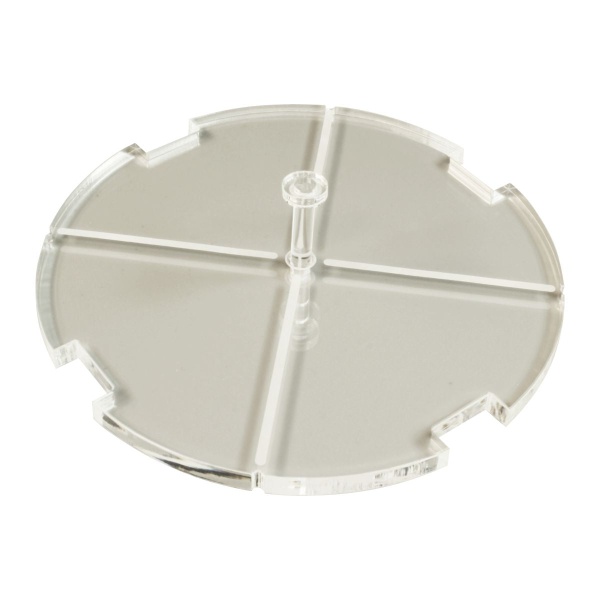 120mm Circular Notched Tank HD Flight Stand, SW: Legion, 6mm Clear - SPECIAL ORDER!