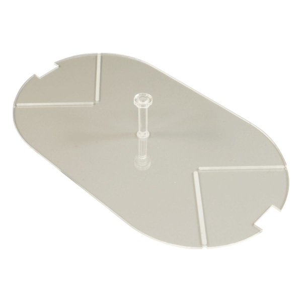 100x175mm Notched Pill Tank HD Flight Stand, SW: Legion, 1.5mm Clear - SPECIAL ORDER!