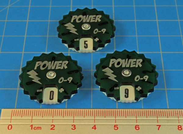 Power Dial, Crisis Protocol, Translucent Green (3) - SPECIAL ORDER!