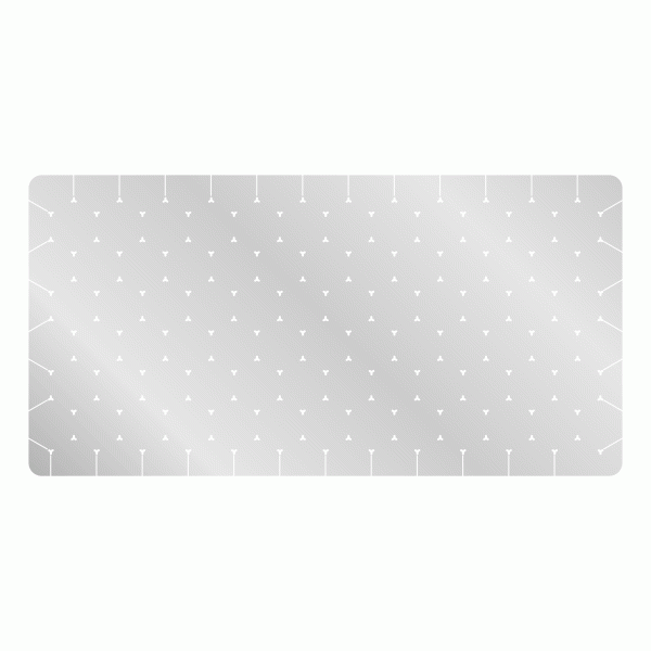 1.75'' Hex Grid Stencil, Star Pattern - SPECIAL ORDER!