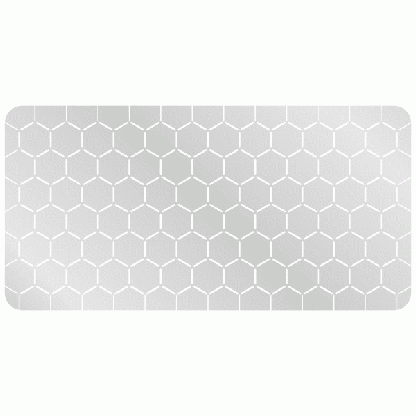 1.75'' Hex Grid Stencil, Edge Pattern - SPECIAL ORDER!