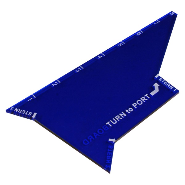 Naval Turn Key Template, Translucent Blue - SPECIAL ORDER!