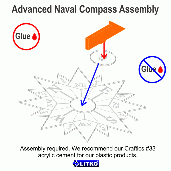 Advanced Naval Compass, Clear - SPECIAL ORDER!