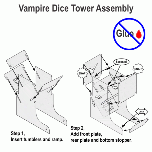 Vampire Dice Tower - SPECIAL ORDER!