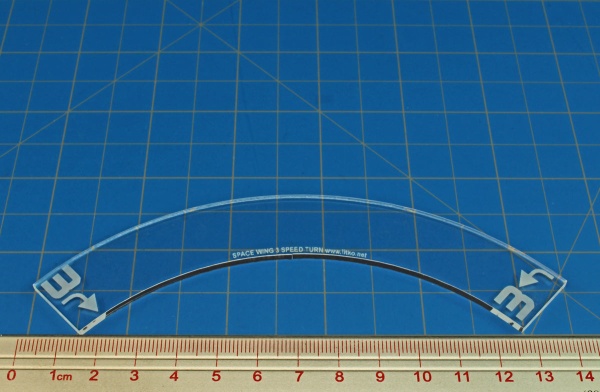 3 Speed Turn Movement Gauge, ST: Attack Wing, Clear - SPECIAL ORDER!