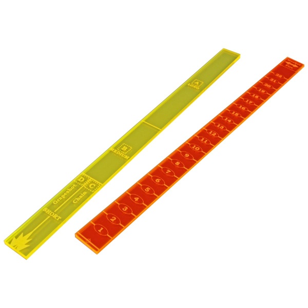 Naval Glory Combat Ruler Set, Multi-Color (2)