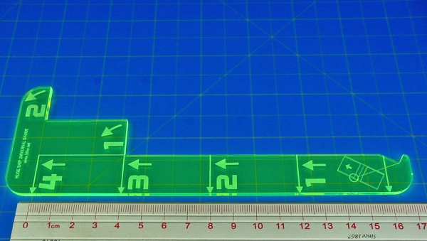 Space Fighter Huge Ship Universal Maneuver Gauge, Fluorescent Green - SPECIAL ORDER!