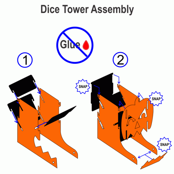 Jack-O-Lantern Dice Tower - SPECIAL ORDER!