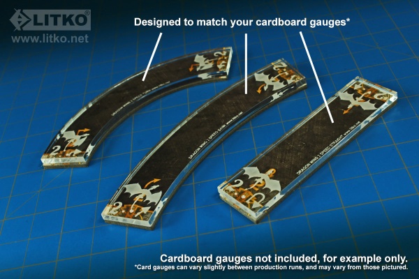 Dragon Wing Maneuver Gauge Set, Clear (13) - SPECIAL ORDER!