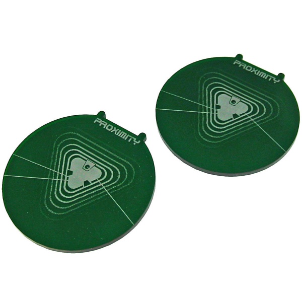 Space Fighter Proximity Mine Templates, Translucent Green (2) - SPECIAL ORDER!