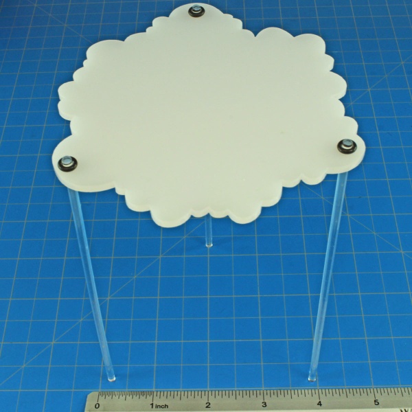 Elevated 4'' Cloud, Translucent White - SPECIAL ORDER!