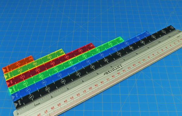 Range Ruler Set,, Wasteland Warfare, Multi-color (6) - SPECIAL ORDER!