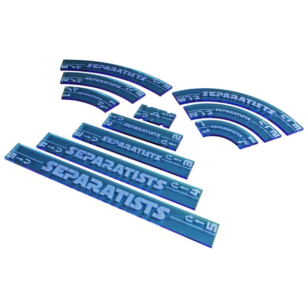 Space Fighter 2nd Ed Separatists Maneuver Gauge Set, Fluorescent Blue (11) - SPECIAL ORDER!