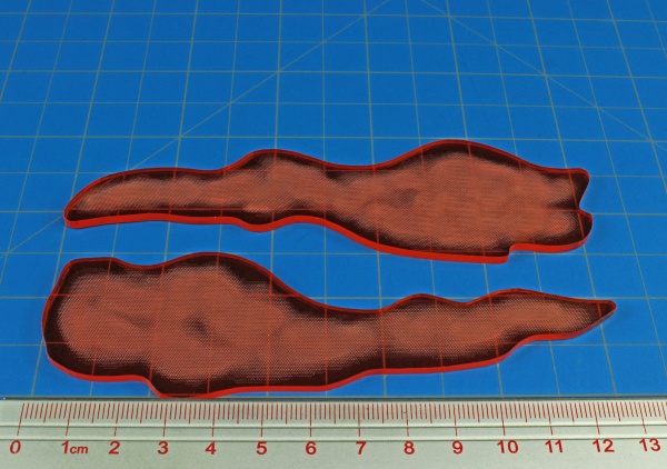 Dust Field templates, SW: Armada, Fluorescent Amber (2) - SPECIAL ORDER!