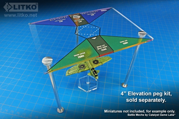 Premium Printed Aerospace Fire Arc Template - SPECIAL ORDER!