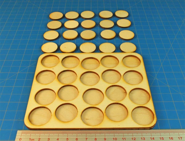 LITKO 5x4 Formation Skirmish Tray for 25mm Circle Bases - SPECIAL ORDER!