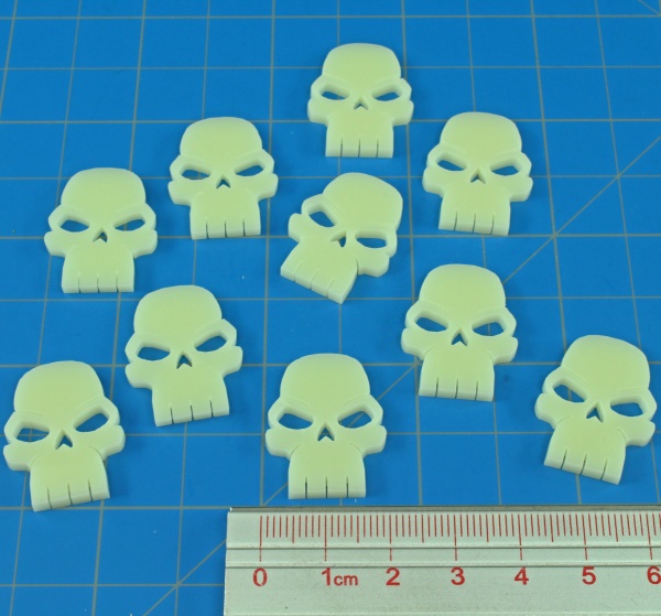 Skull Tokens, Ivory (10)