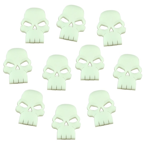 Skull Tokens, White (10)