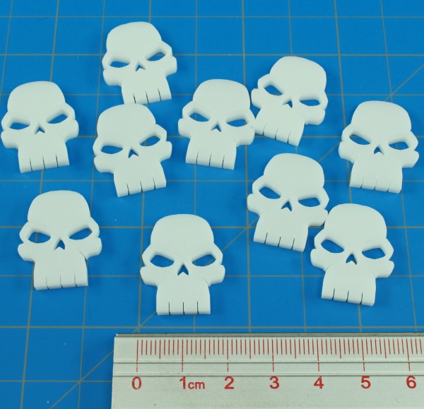 Skull Tokens, White (10)