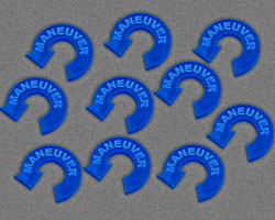 Maneuver Token, Blue (10) - SPECIAL ORDER!