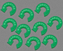 Maneuver Token, Green (10) - SPECIAL ORDER!