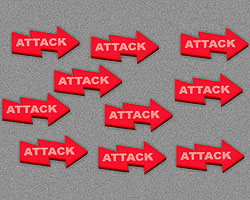 Attack Tokens, Red (10)