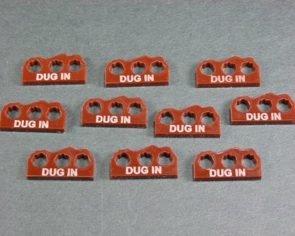 Dug-In Tokens, Brown (10)