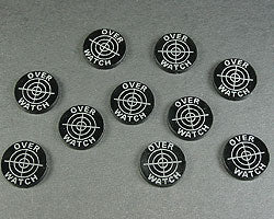 Overwatch Tokens, Translucent Grey (10)