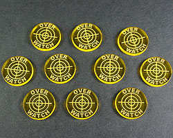 Overwatch Tokens, Transparent Yellow (10)