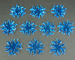 Shock Effect Tokens, Fluorescent Blue (10)