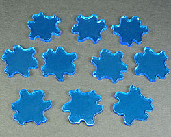 Plasma Tokens, Fluorescent Blue (10)