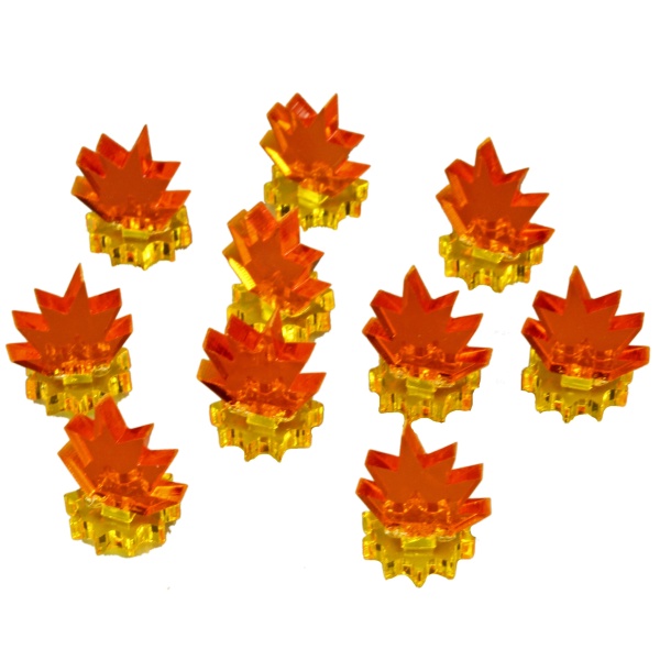 Blast Markers, Mini, Transparent Yellow Base