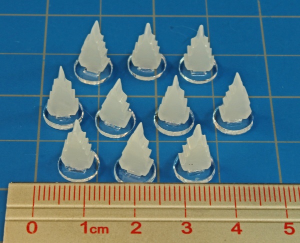 Splash Markers, Micro, Translucent White