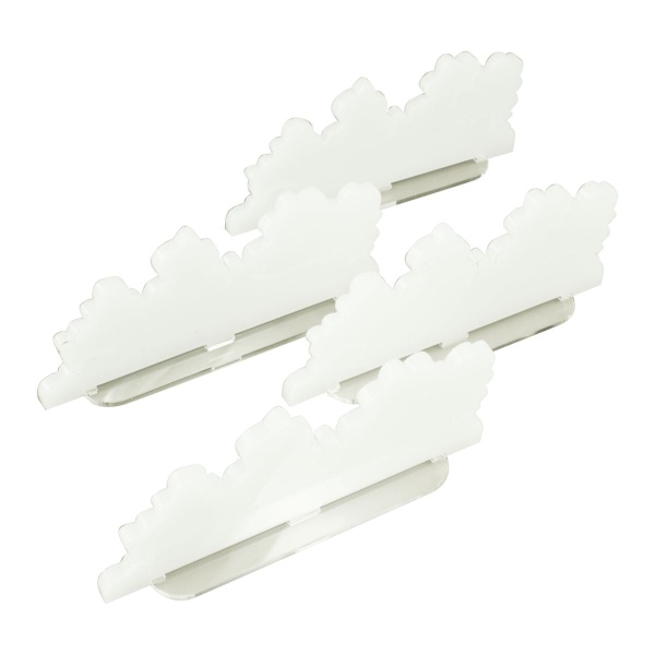 Smoke Screen Markers, Medium, Translucent White (4)