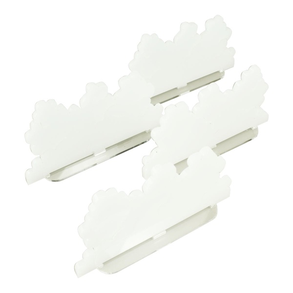 Smoke Screen Markers, Large, Translucent White (4)