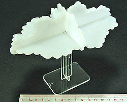 Elevated Cloud Marker, Extra Large, Translucent White - SPECIAL ORDER!